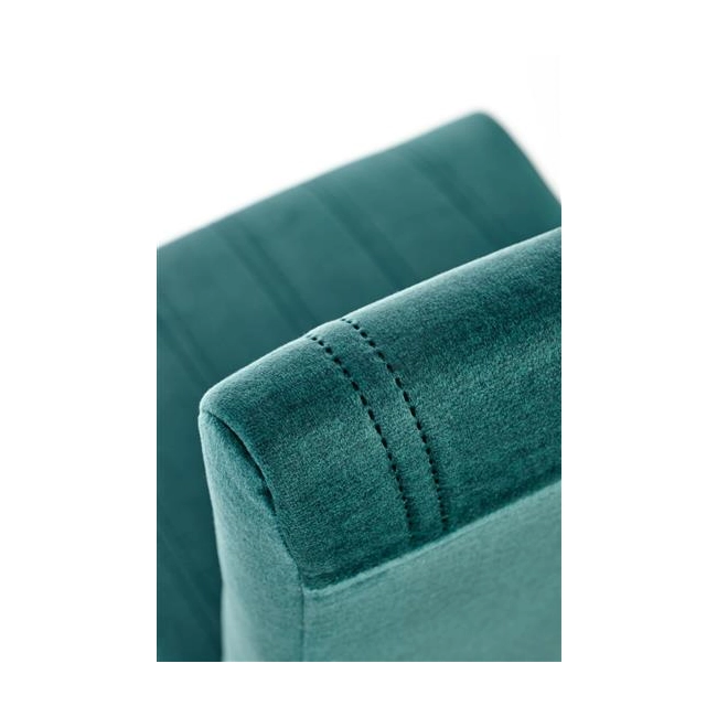DIEGO 3 krzesło dąb miodowy / tap. velvet pikowany Pasy - MONOLITH 37 (ciemny zielony) (1p=2szt)-122381