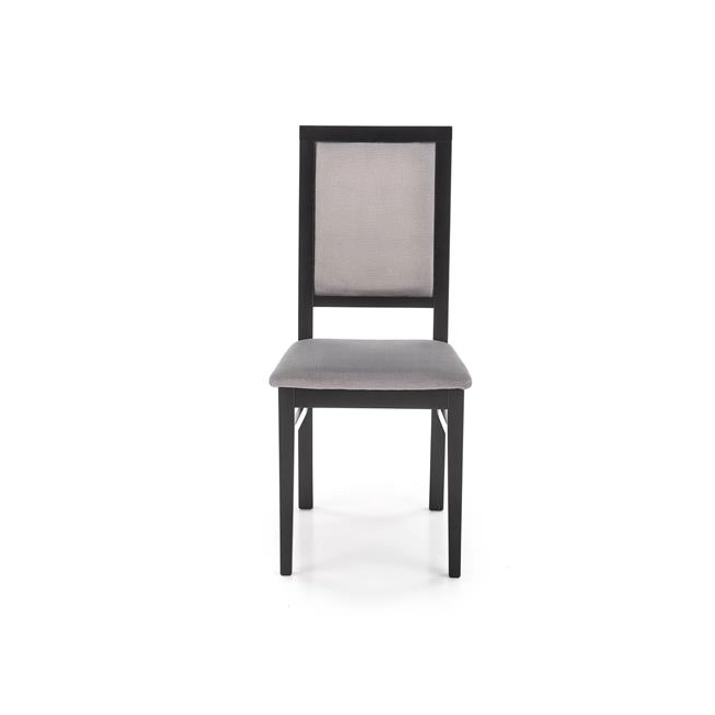 SYLWEK1 krzesło czarny / tap: velvet Monolith 85 (popiel) (1p=2szt)-122614
