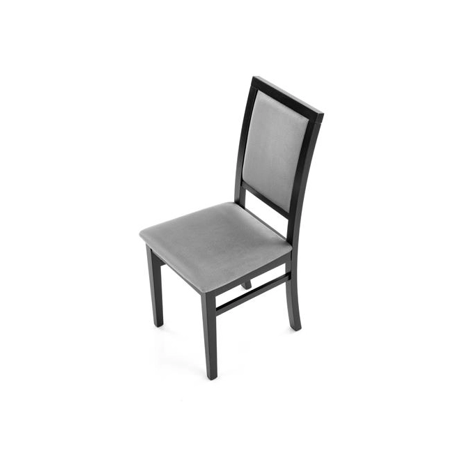 SYLWEK1 krzesło czarny / tap: velvet Monolith 85 (popiel) (1p=2szt)-122619