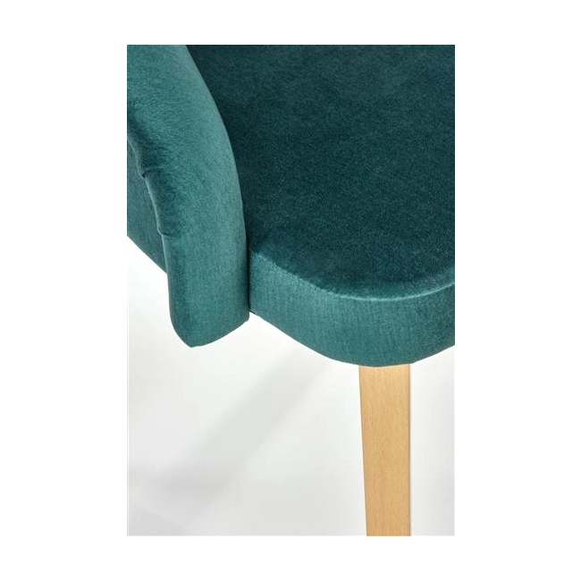 TOLEDO 2 krzesło dąb miodowy / tap. MONOLITH 37 (ciemny zielony) (1p=1szt)-122629