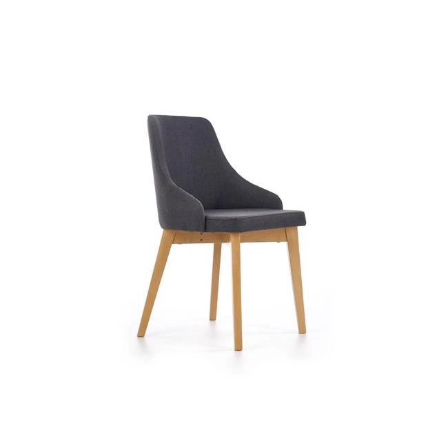 TOLEDO krzesło dąb miodowy / tap. Inari 95 (ciemny grafit) (1p=1szt)-122702
