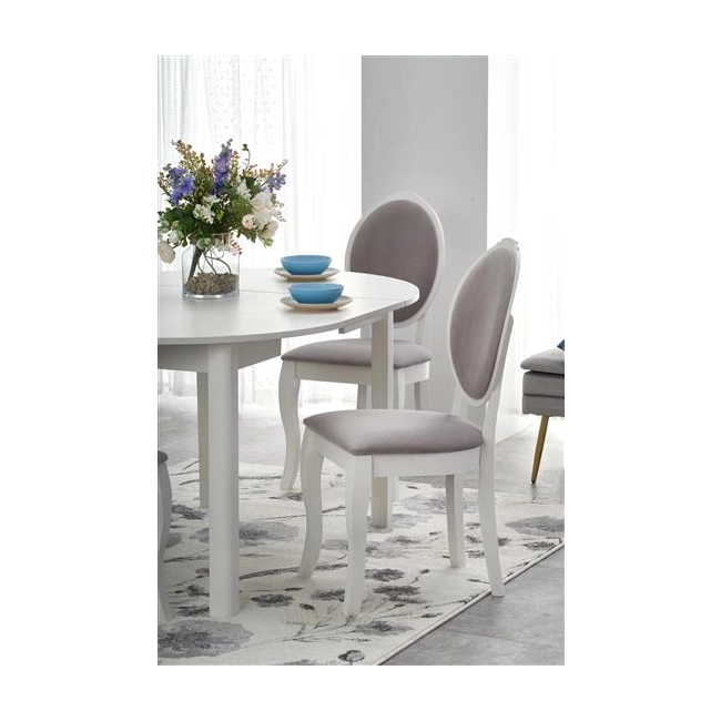 RINGO stół kolor blat - biały, nogi - biały (102-142x102x76 cm) (2p=1szt)-122976