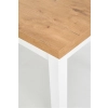 TIAGO stół rozkładany 140-220/80 blat: dąb lancelot, nogi: biały (3p=1szt)-123303