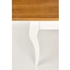 WINDSOR stół rozkładany 160-240x90x76 cm kolor ciemny dąb/biały (2p=1szt)-123435