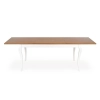 WINDSOR stół rozkładany 160-240x90x76 cm kolor ciemny dąb/biały (2p=1szt)-123438