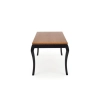 WINDSOR stół rozkładany 160-240x90x76 cm kolor ciemny dąb/czarny (2p=1szt)-123454