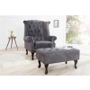 FOTEL CHESTERFIELD SZARY-123923