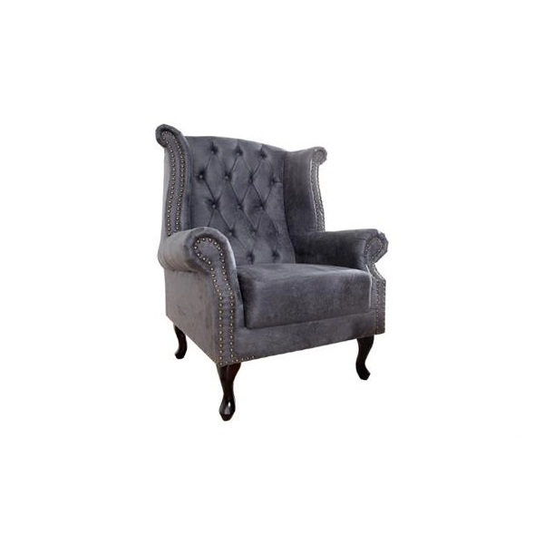 FOTEL CHESTERFIELD SZARY-123926