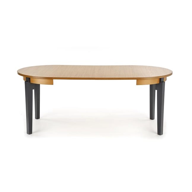 SORBUS stół rozkładany, blat - dąb miodowy, nogi - grafitowe (2p=1szt)-123248