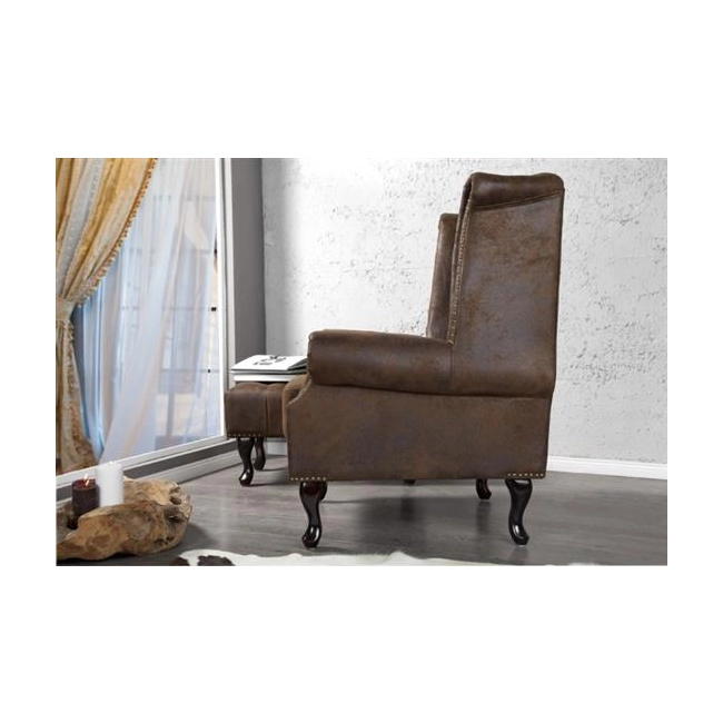 FOTEL CHESTERFIELD BRĄZOWY-123918