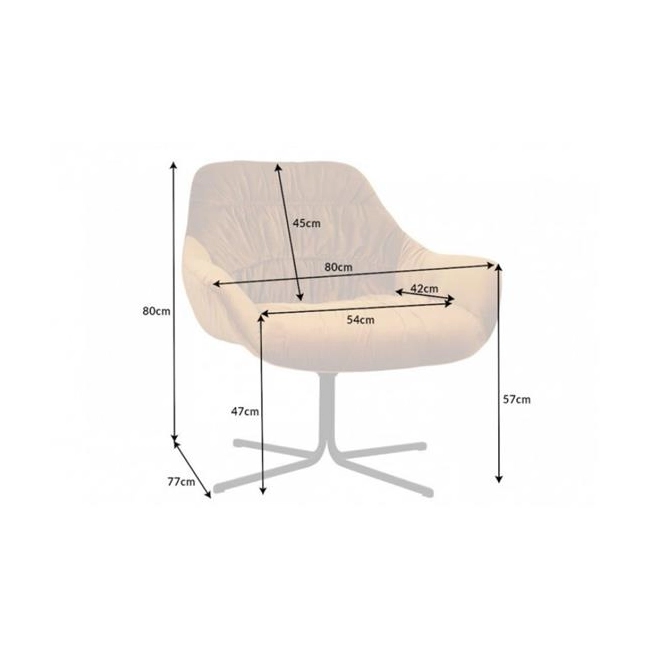 FOTEL BIG DUTCH MUSZTARDOWY/ŻÓŁTY-123981