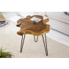 STOLIK KAWOWY WILD 55 CM TEAK-125197