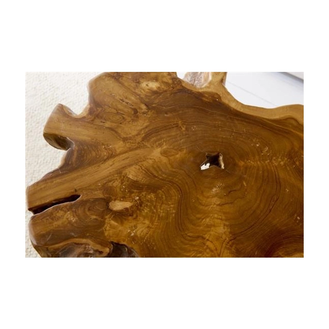 STOLIK KAWOWY WILD 55 CM TEAK-125199