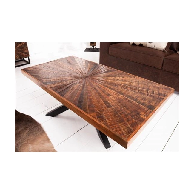 STOLIK KAWOWY WOOD 105 CM MANGO-125277