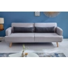 SOFA ROZKŁADANA STUDIO SZARA 210 CM-126366