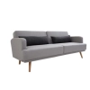 SOFA ROZKŁADANA STUDIO SZARA 210 CM