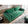 SOFA 3-OSOBOWA COSY VELVET ZIELONA 225 CM-126407