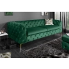 SOFA 3-OSOBOWA MODERN BAROCK ZIELONA 240 CM-126464