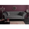 SOFA 3-OSOBOWA PARIS II CIEMNOSZARA 230 CM-126477