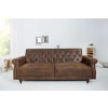 SOFA ROZKŁADANA MAISON 220X95 CM BRĄZOWA-126503