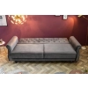 SOFA ROZKŁADANA MAISON 220X95 CM SZARA WELUR-126511