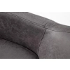 SOFA 3-OSOBOWA CHESTERFIELD CIEMNOSZARA 210 CM-126524