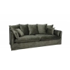 SOFA 3-OSOBOWA HEAVEN 210X105 CM ZIELONA WELUR