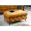 PUF MODERN BAROCK 92X62 CM MUSZTARDOWY WELUR-126963