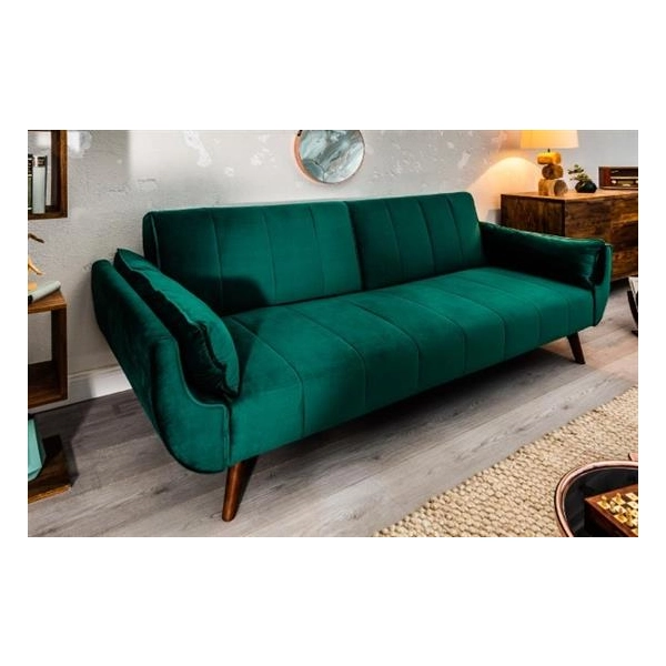 SOFA ROZKŁADANA DIVANI ZIELONA 215 CM-126324