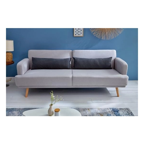 SOFA ROZKŁADANA STUDIO SZARA 210 CM-126366