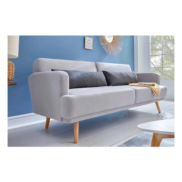 SOFA ROZKŁADANA STUDIO SZARA 210 CM-126367