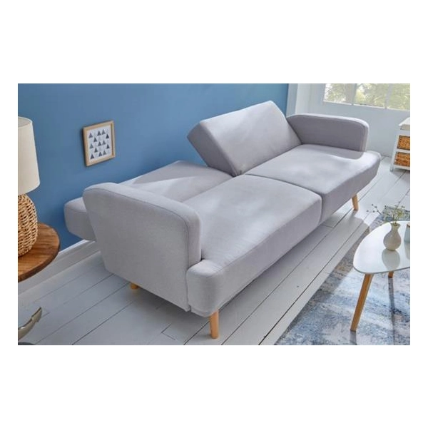 SOFA ROZKŁADANA STUDIO SZARA 210 CM-126368