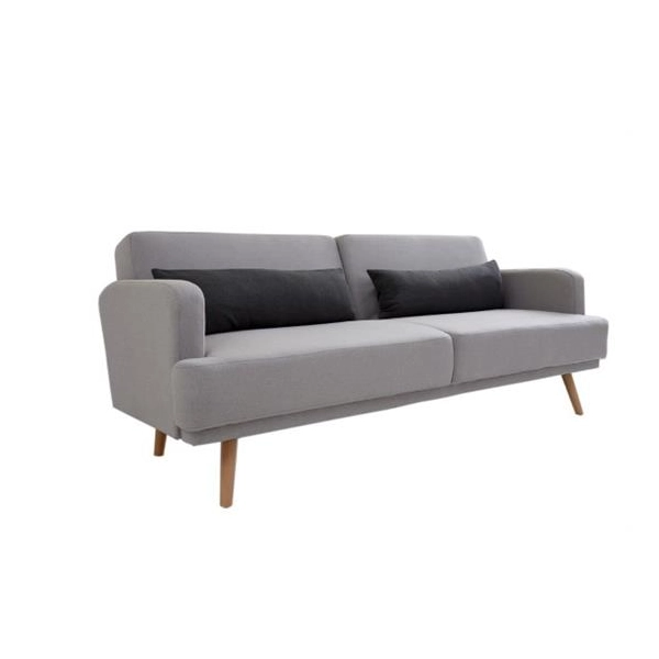 SOFA ROZKŁADANA STUDIO SZARA 210 CM