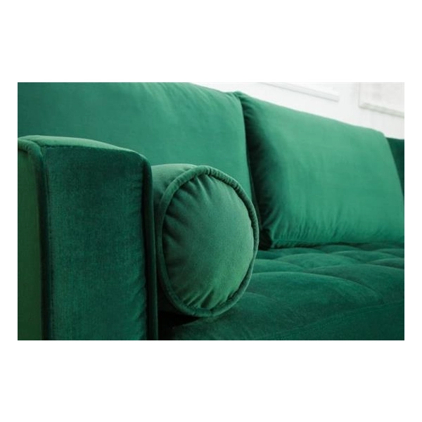 NAROŻNIK COSY VELVET ZIELONY 260X155 CM-126700