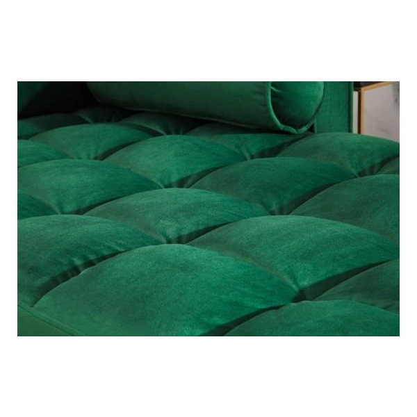 NAROŻNIK COSY VELVET ZIELONY 260X155 CM-126701