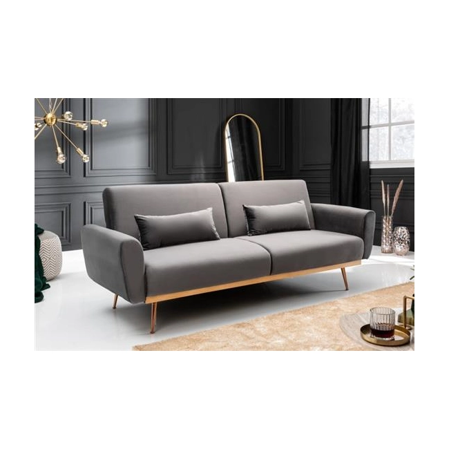 SOFA ROZKŁADANA BELLEZZA SZARA 208 CM-126302