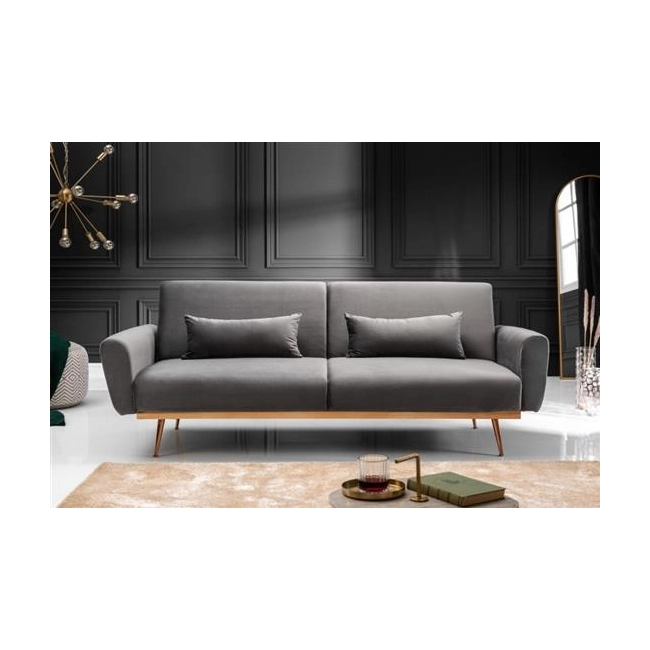 SOFA ROZKŁADANA BELLEZZA SZARA 208 CM-126303