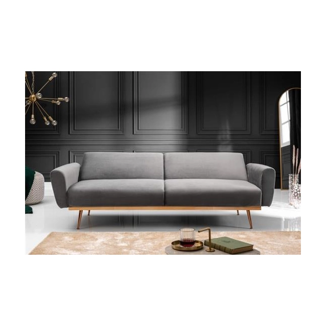 SOFA ROZKŁADANA BELLEZZA SZARA 208 CM-126304