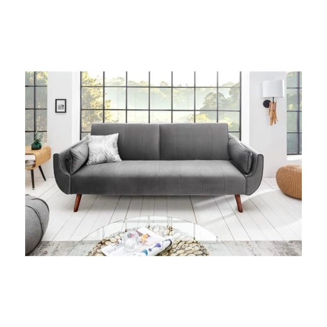 SOFA ROZKŁADANA DIVANI SZARA 215 CM-126336