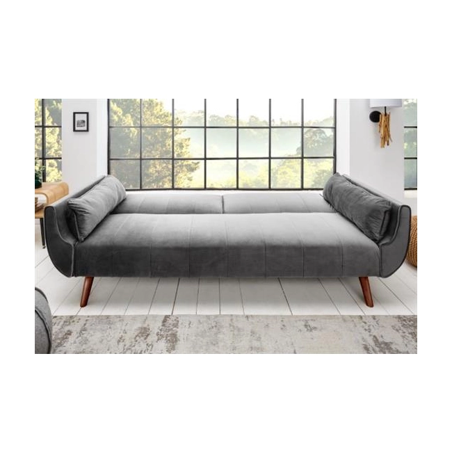 SOFA ROZKŁADANA DIVANI SZARA 215 CM-126337