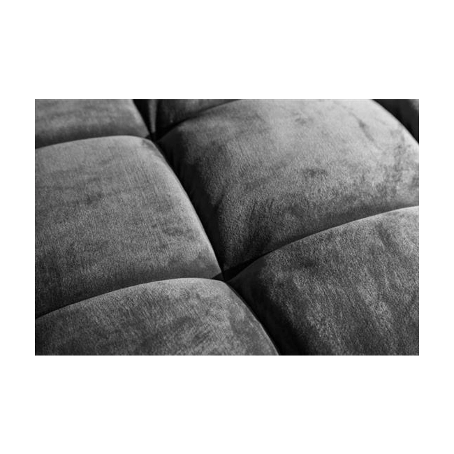 SOFA 3-OSOBOWA COSY VELVET SZARA 225 CM-126403