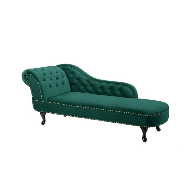 LEŻANKA CHESTERFIELD ZIELONA 170 CM