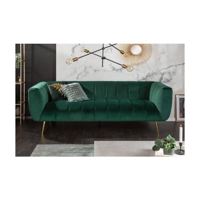 SOFA 3-OSOBOWA NOBLESSE ZIELONA 225 CM-126537