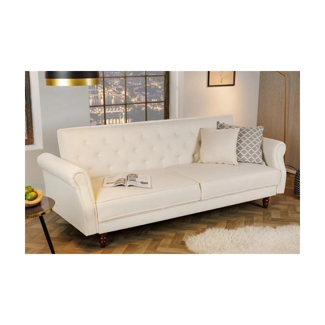 SOFA ROZKŁADANA MAISON 220X95 CM KREMOWA-126647