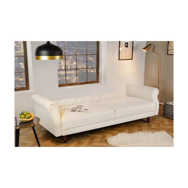 SOFA ROZKŁADANA MAISON 220X95 CM KREMOWA-126649