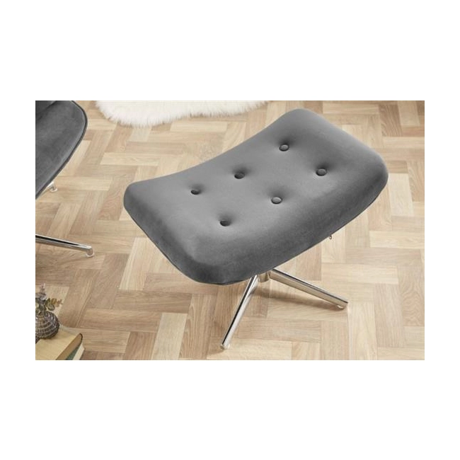 PODNÓŻEK LOUNGER SZARY-126867