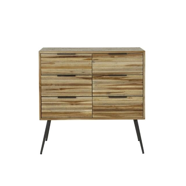 KOMODA ALMERE 90X30 CM TEAK