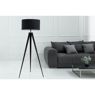 LAMPA PODŁOGOWA TRIPOD CZARNA-133283