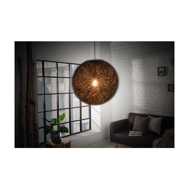 LAMPA WISZĄCA COCONING PEARLS CZARNA 45 CM-134063