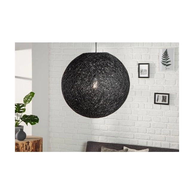 LAMPA WISZĄCA COCONING PEARLS CZARNA 45 CM-134064